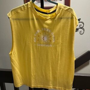 Smartwool Vibrant Yellow Tank Top New Size Medium #MO203